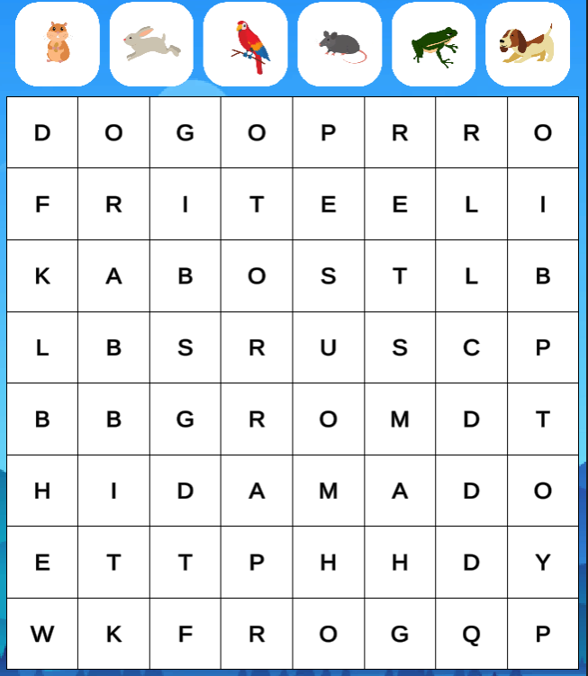 Word Search Game
